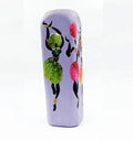 Krystal Kraft African Lady hand-painted bottle art made from recycled glass — lightweight, durable, and sealed with Liquitex for a lasting artistic finish.