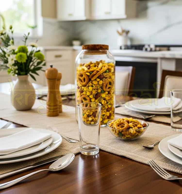 Handcrafted upcycled Glenlivet 2L glass jar featuring the original branding, polished finish, and eco-friendly design—perfect for elegant sustainable home decor.