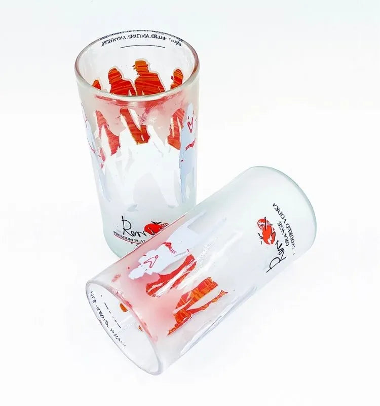 Magic Moment Orange Long Glass Set of Two