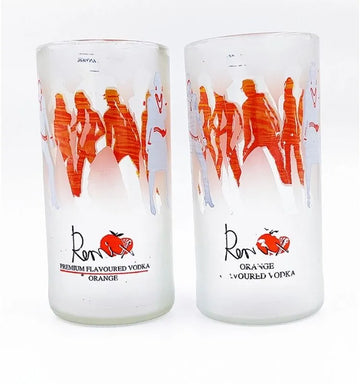 Magic Moment Orange Vodka Long Glass Set of Two