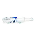Modern glass bottle planter crafted from Grey Goose bottle for succulents