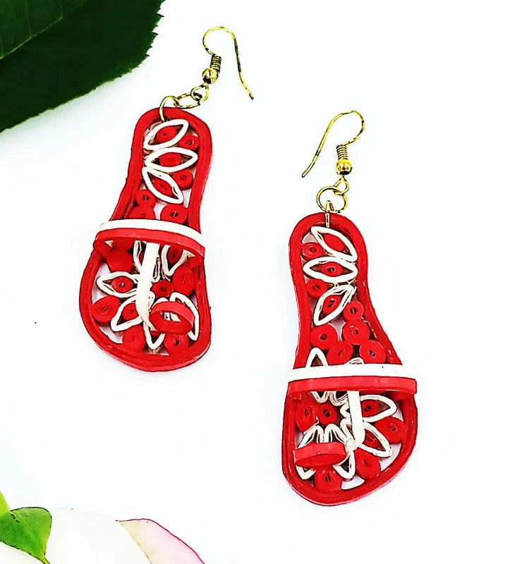 Artisan Kolhapuri Paper Earrings