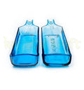 Upcycled glass bottle serving tray for party serving and home decor.