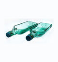 Upcycled glass Singleton Bottle Platters – handmade eco-friendly festive serving set