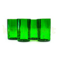 Eco-conscious upcycled Tanqueray bottle glasses set of four