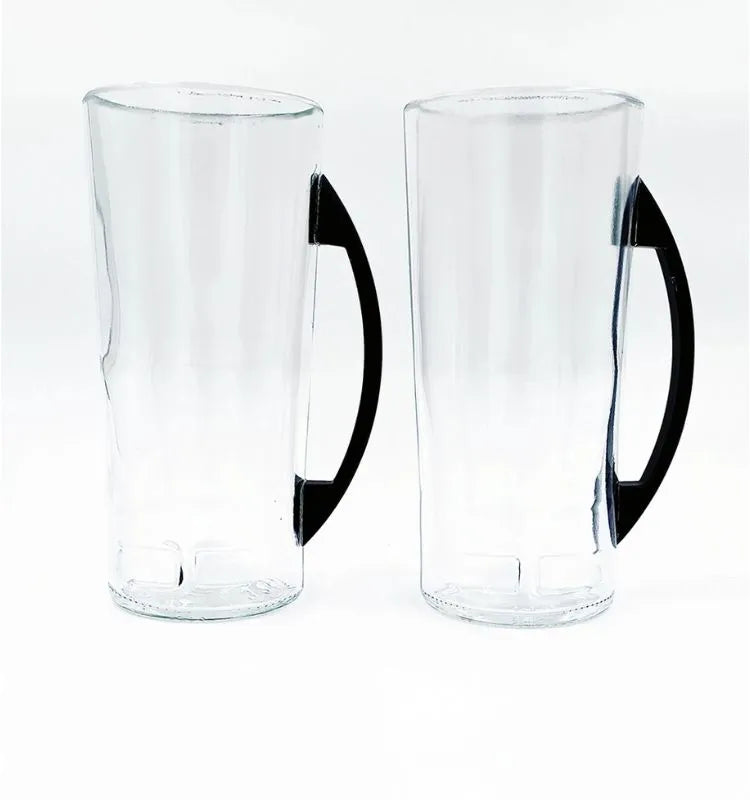 Upcycled Macallan whisky bottle mugs showcasing iconic branding and handcrafted details for sustainable home use.