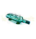 Unique handmade bottle light made from recycled liquor bottle with tea light for living room