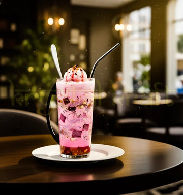 Handcrafted mug made from an authentic Macallan Whisky bottle with polished edges and a durable metal handle.