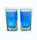 Handcrafted upcycled whisky bottle glass, eco-friendly sustainable drinkware