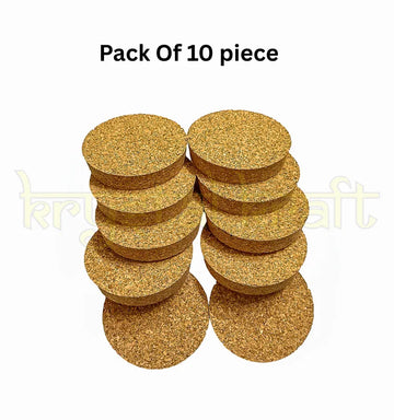 Natural big cork stoppers set of 10 for jars and bottles by Krystal Kraft