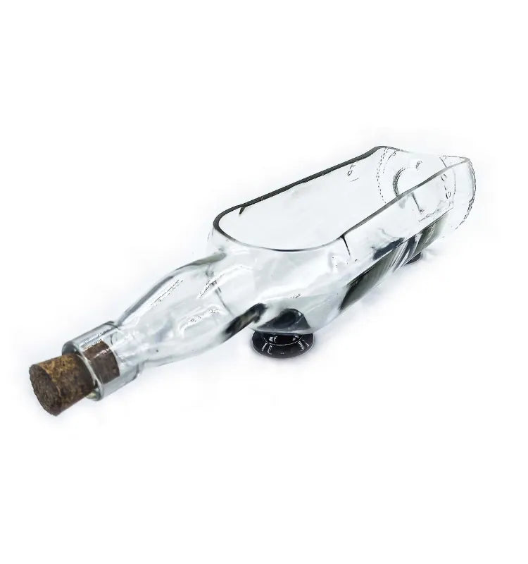 Glenlivet white bottle planter gift packed as an eco-friendly housewarming gift